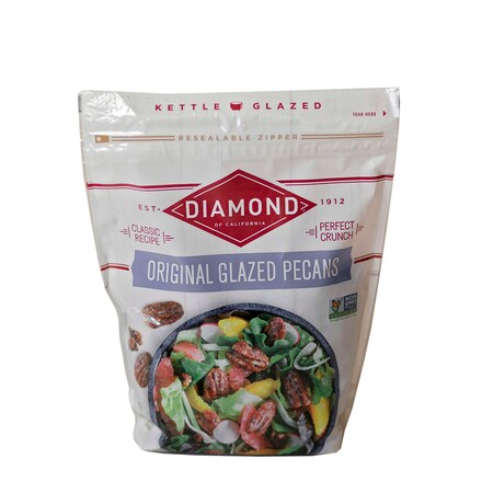 Diamond Glazed Pecans 2lbs, PK3 0114452000